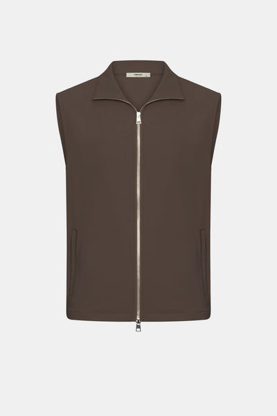 Mocha Brown Tech Gilet