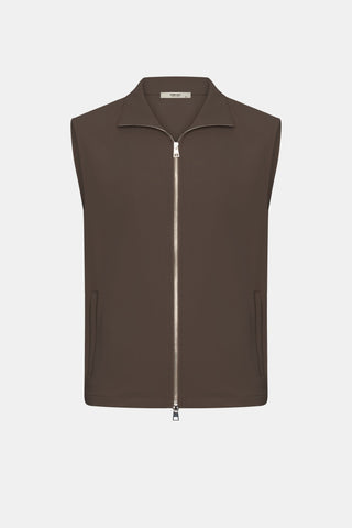 Mocha Brown Tech Gilet