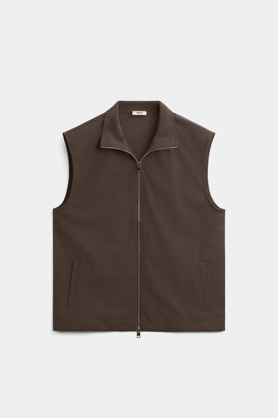 Mocha Brown Tech Gilet