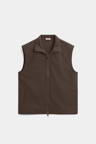 Mocha Brown Tech Gilet