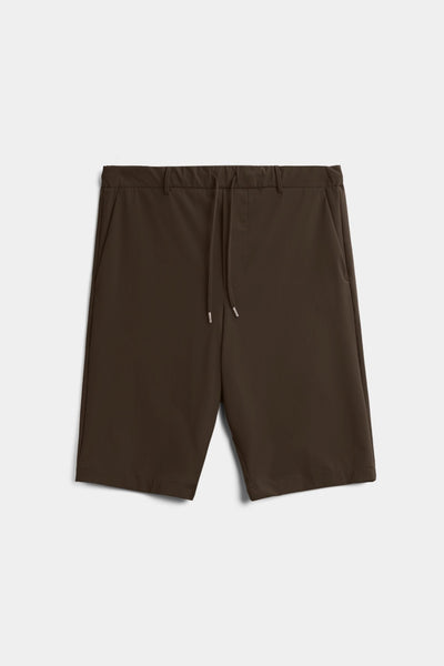 Mocha Brown Tech Shorts