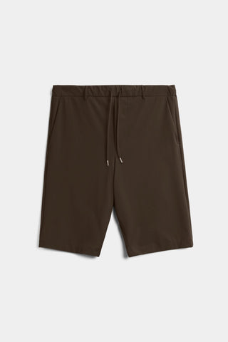 Mocha Brown Tech Shorts