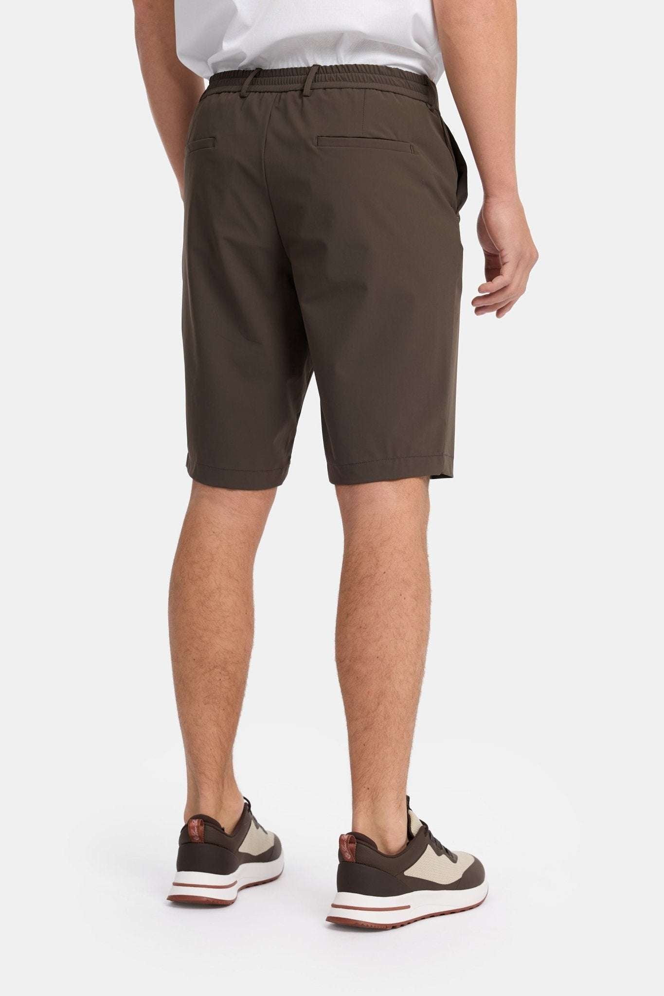 Mocha Brown Tech Shorts - DIMANO