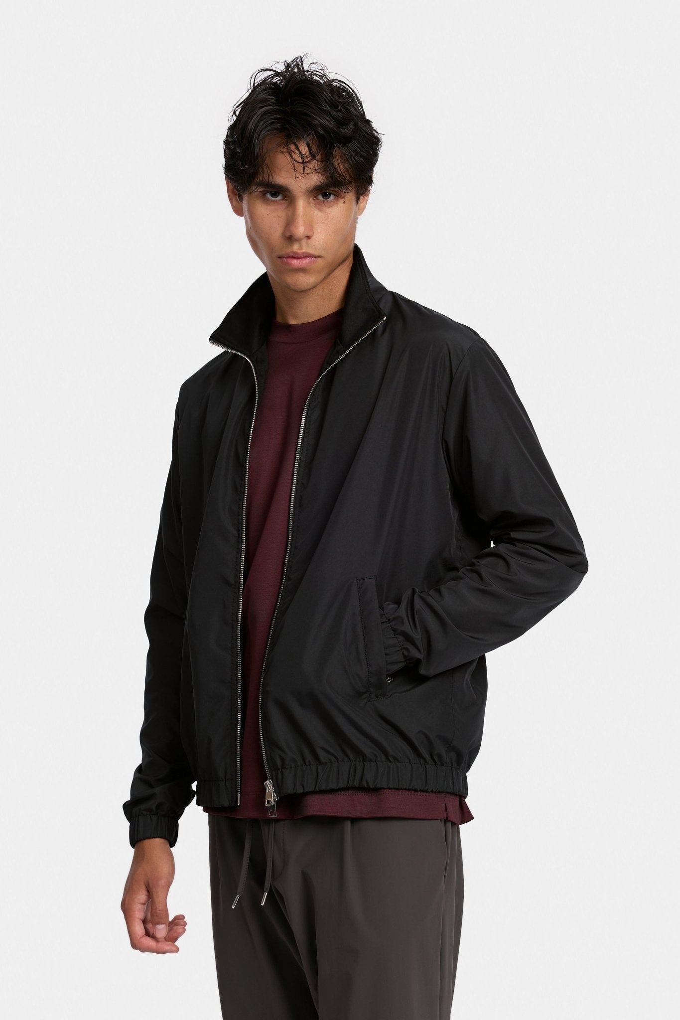 Onyx Black Blend Jacket - DIMANO