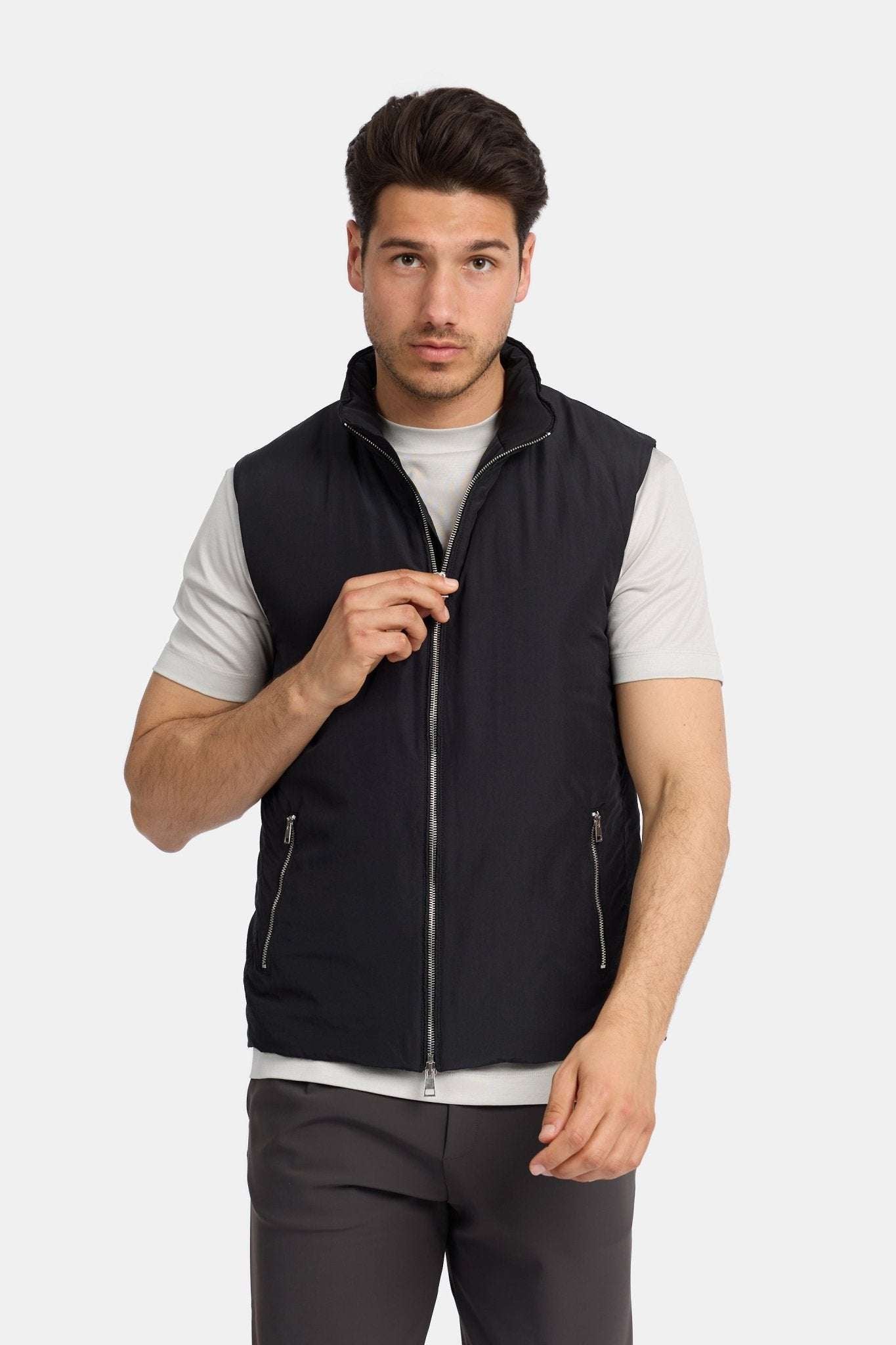 Onyx Black Bodywarmer - DIMANO