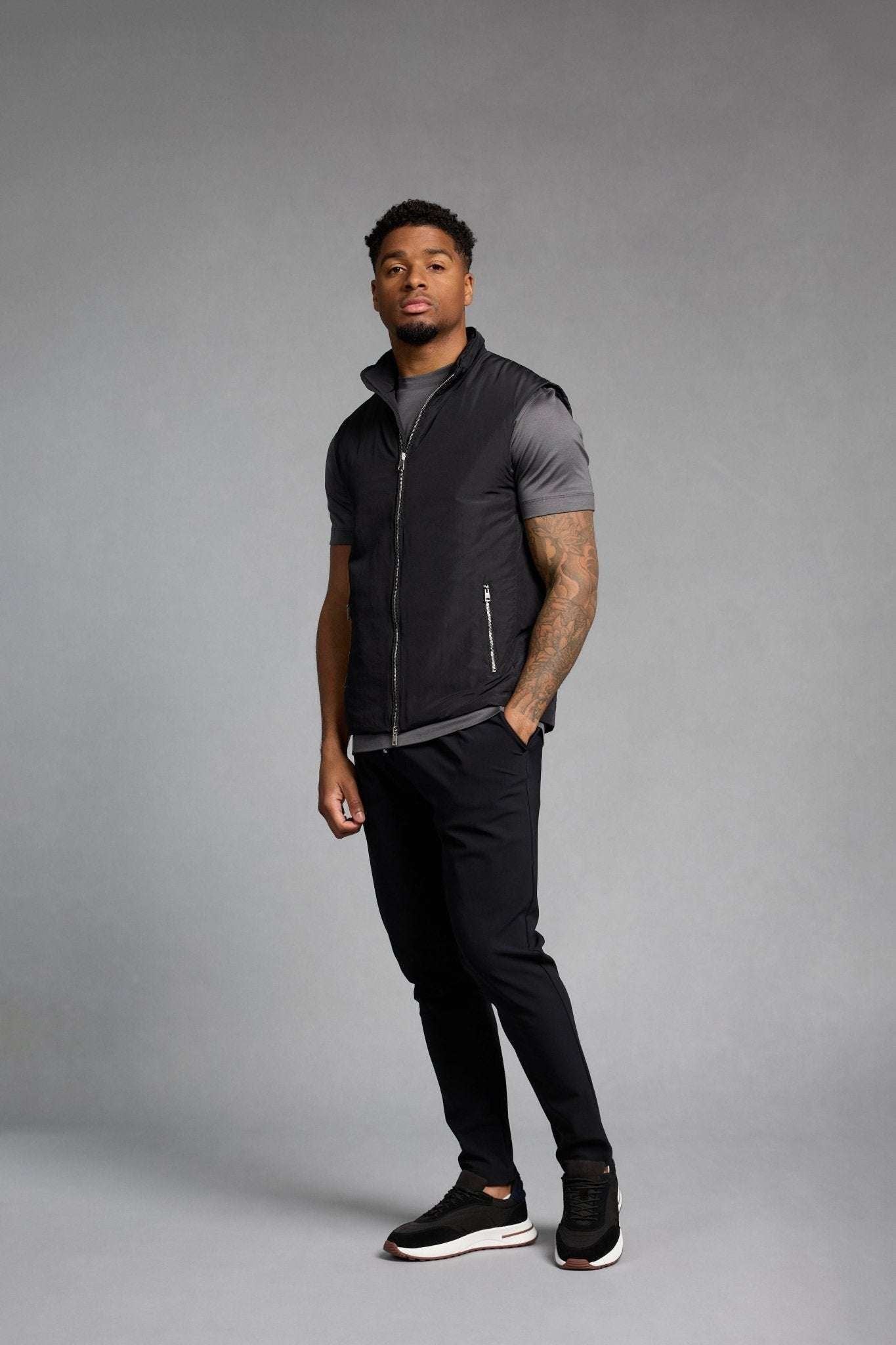 Onyx Black Bodywarmer - DIMANO