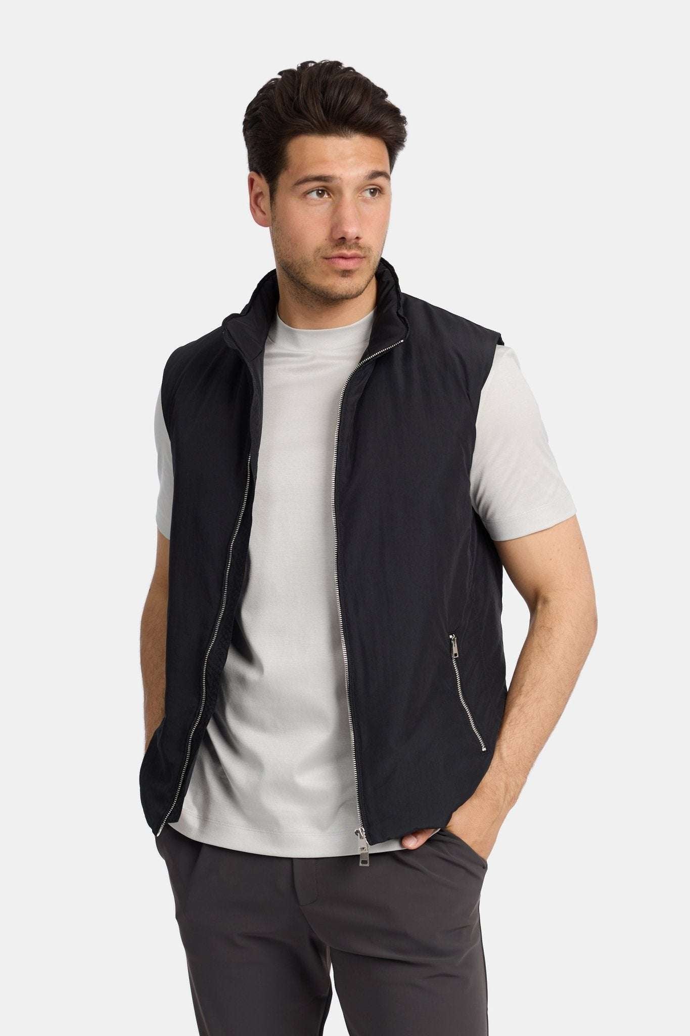 Onyx Black Bodywarmer - DIMANO