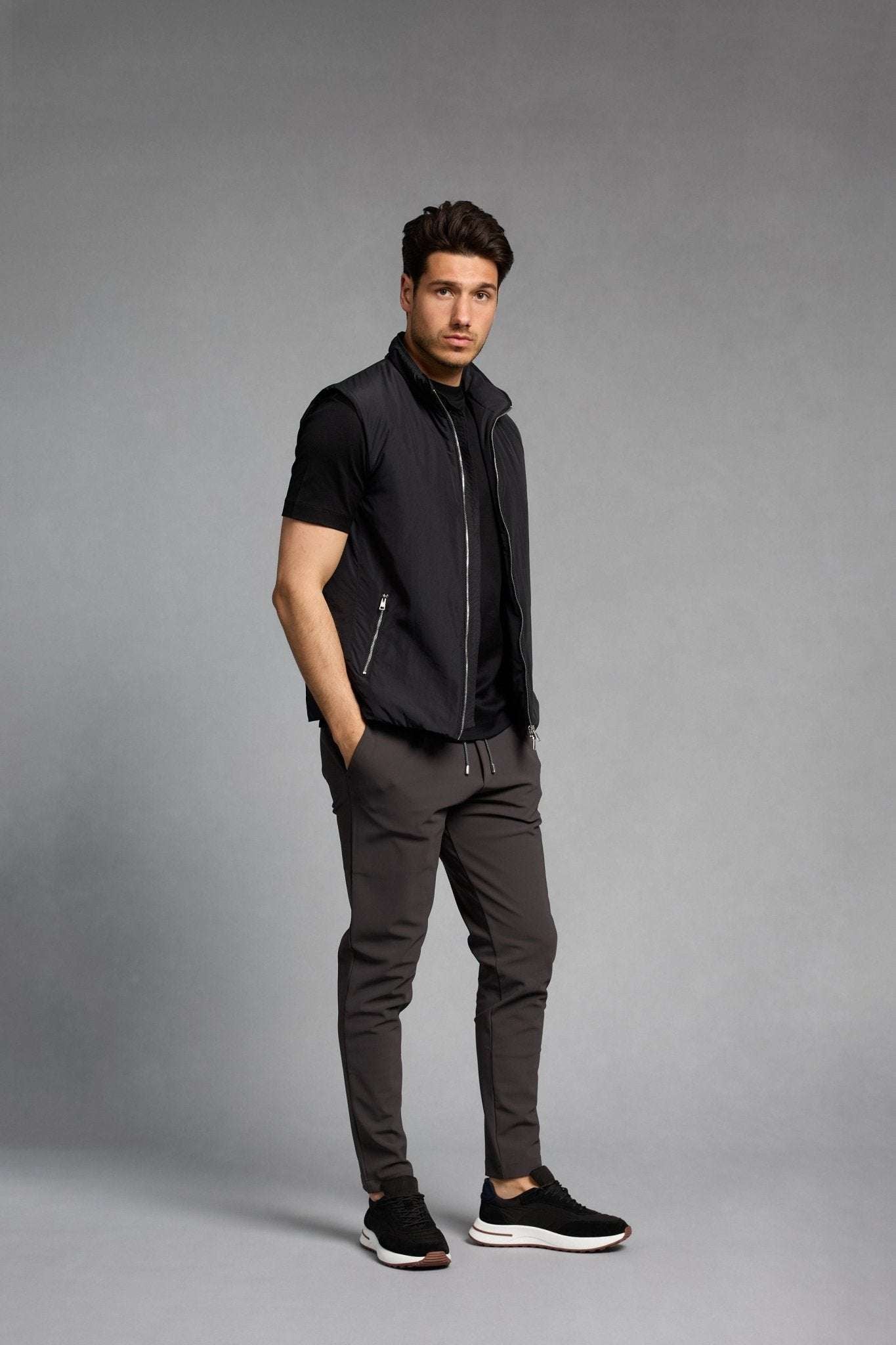 Onyx Black Bodywarmer - DIMANO