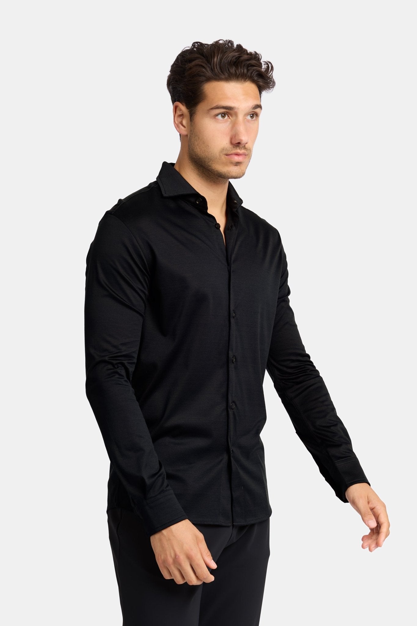 Onyx Black Formal Shirt - DIMANO