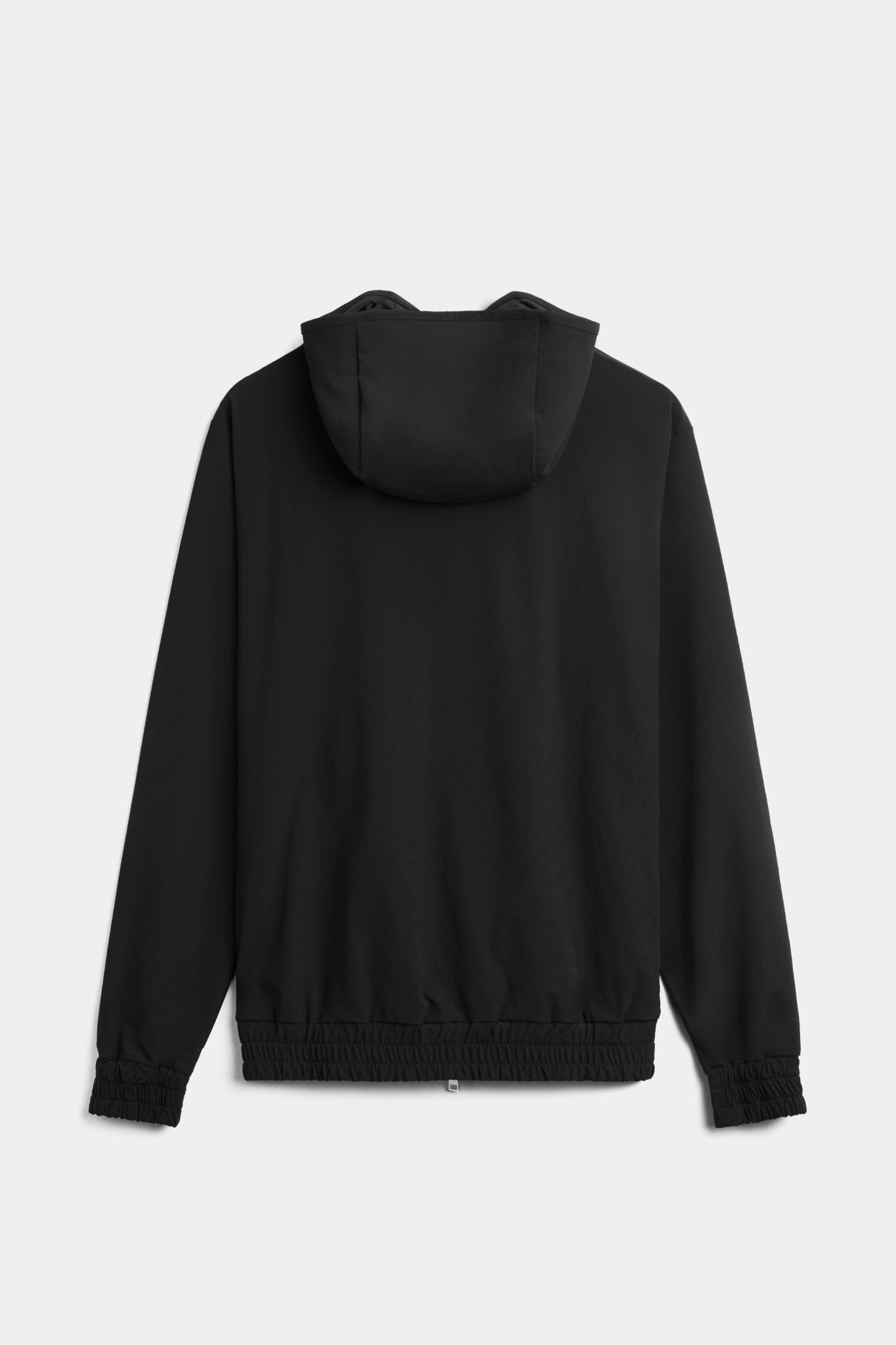 Onyx Black Hooded Tech Vest - DIMANO