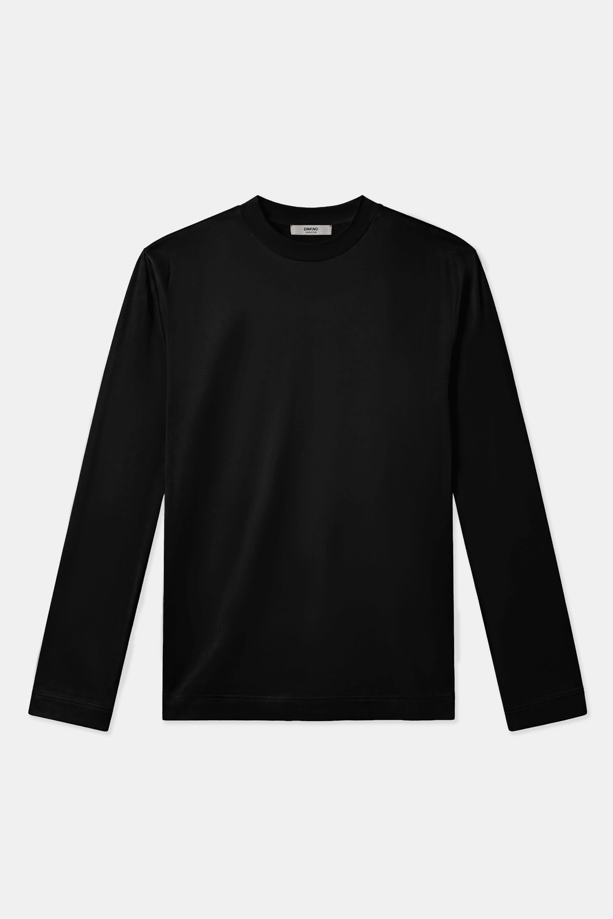 Onyx Black Longsleeve T-shirt - DIMANO