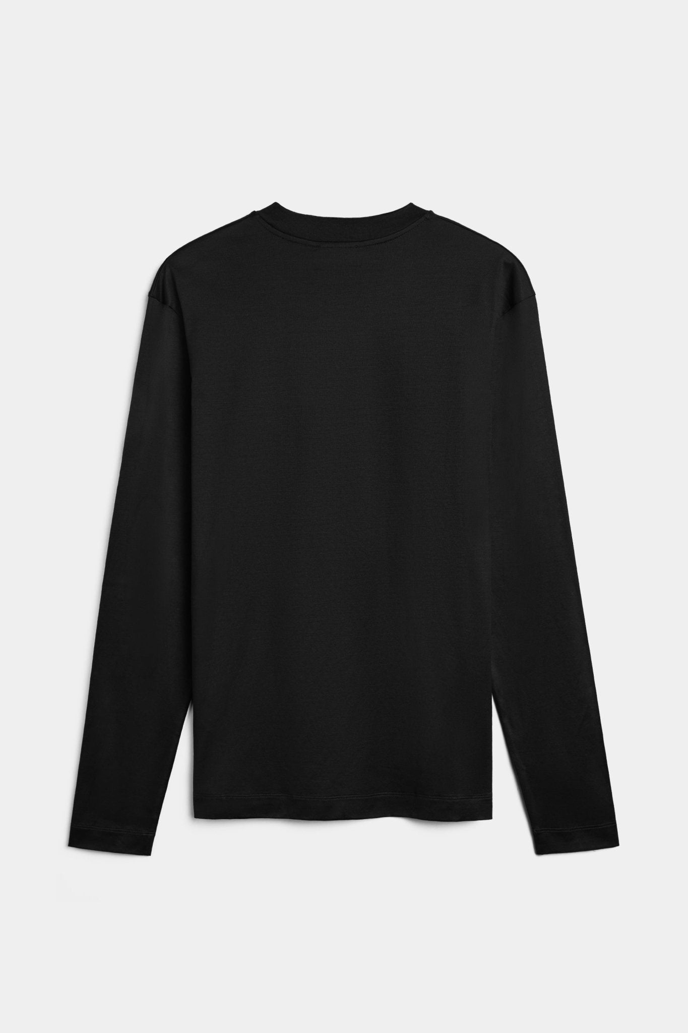 Onyx Black Longsleeve T-shirt - DIMANO