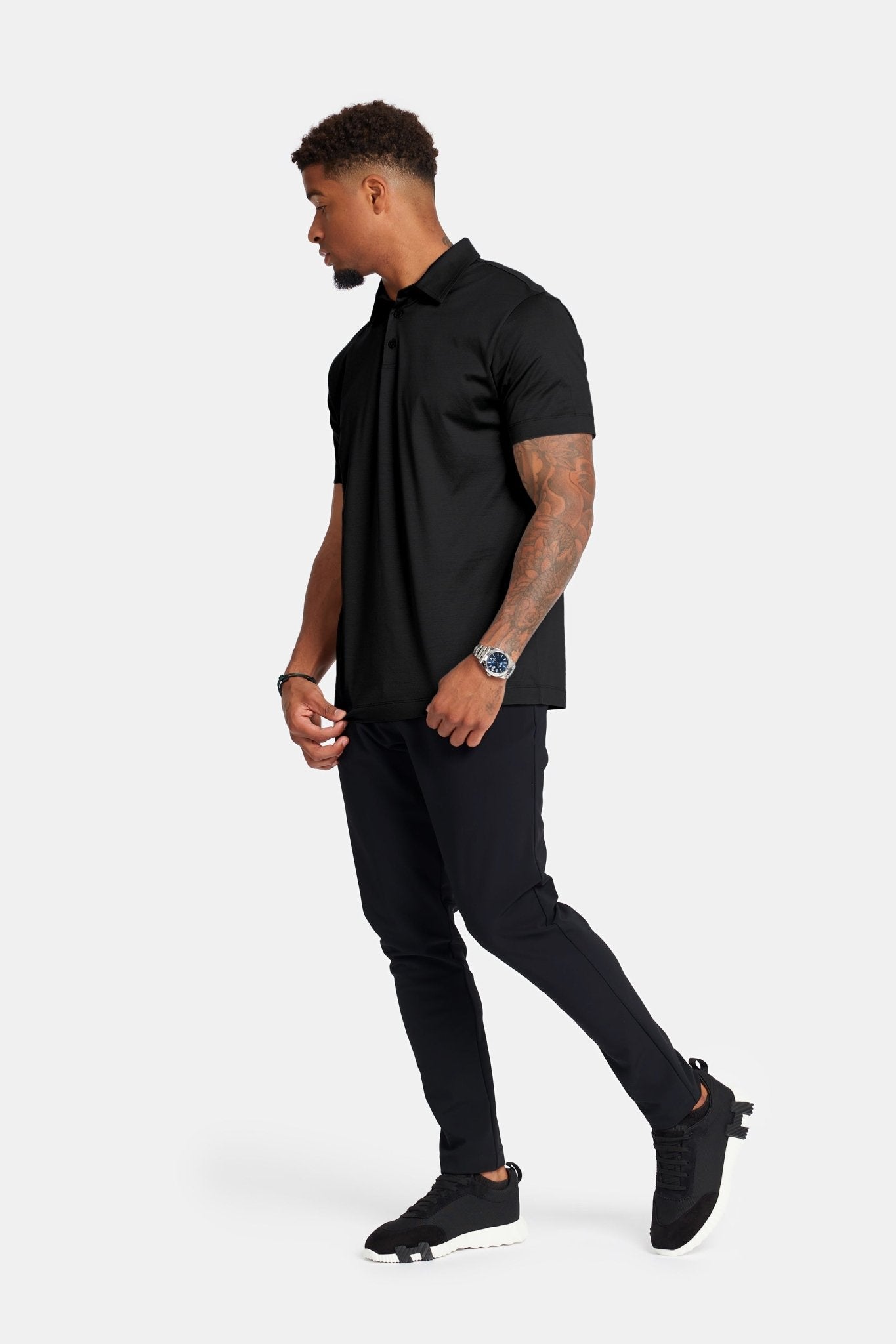 Onyx Black Polo Shirt - DIMANO