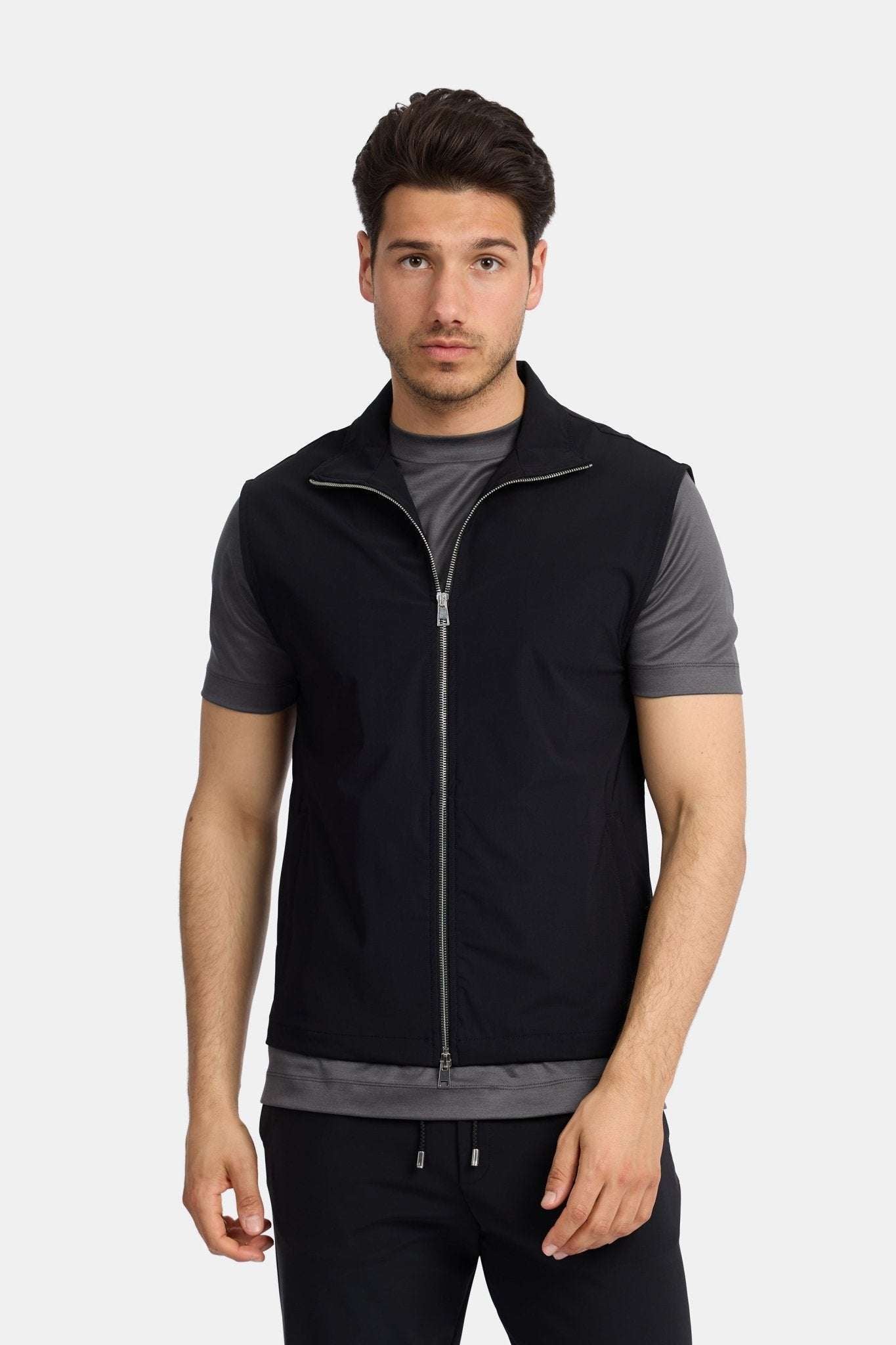 Onyx Black Tech Gilet - DIMANO