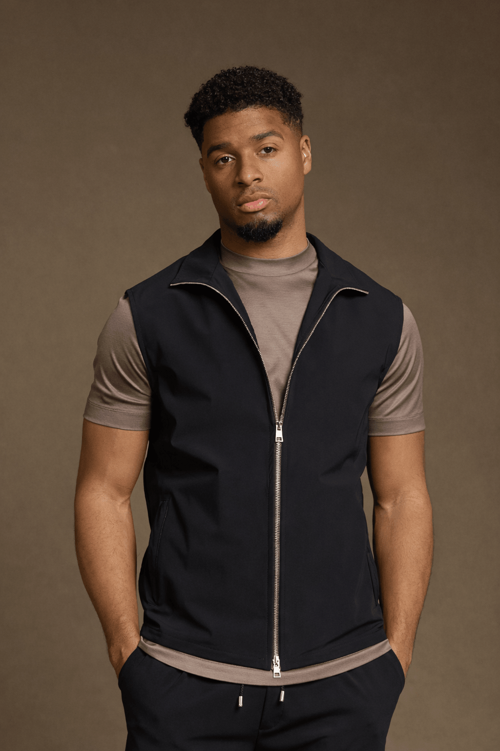 Onyx Black Tech Gilet - DIMANO