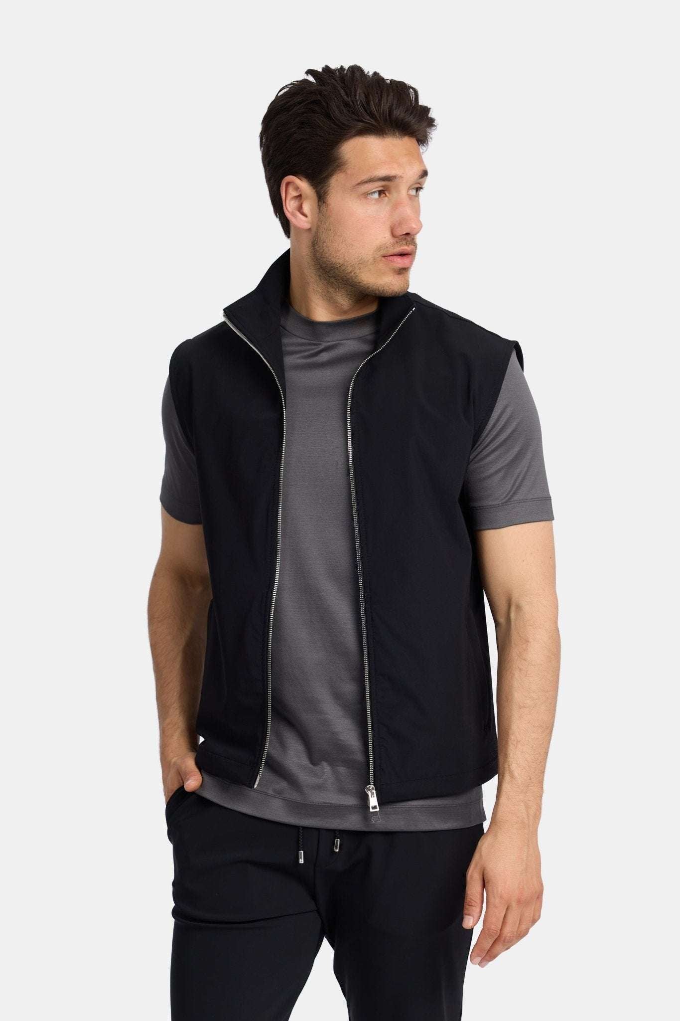 Onyx Black Tech Gilet - DIMANO