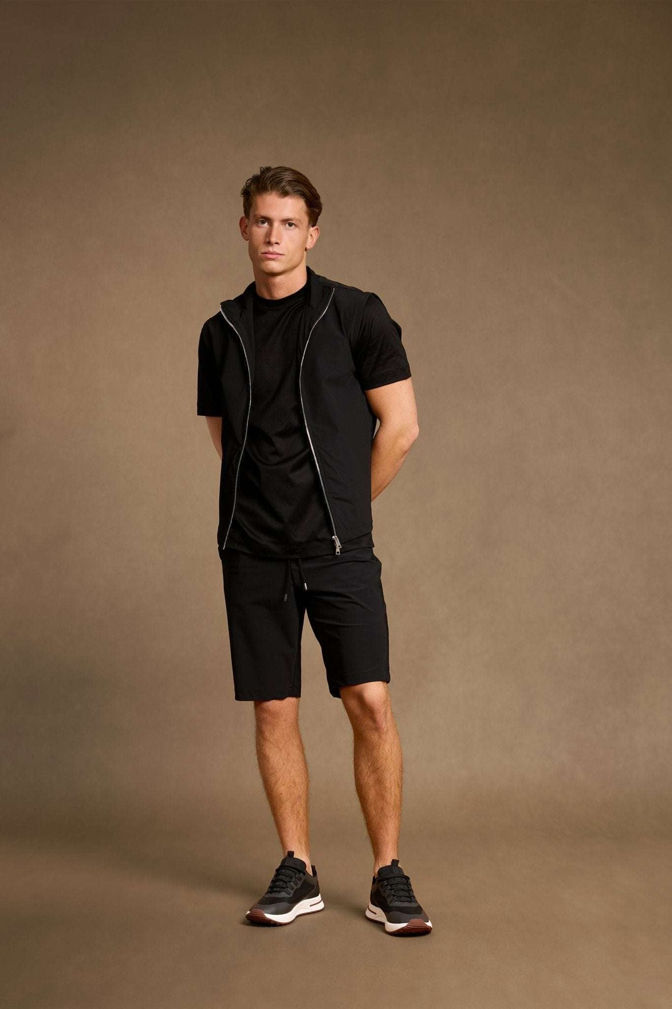 Onyx Black Tech Shorts - DIMANO