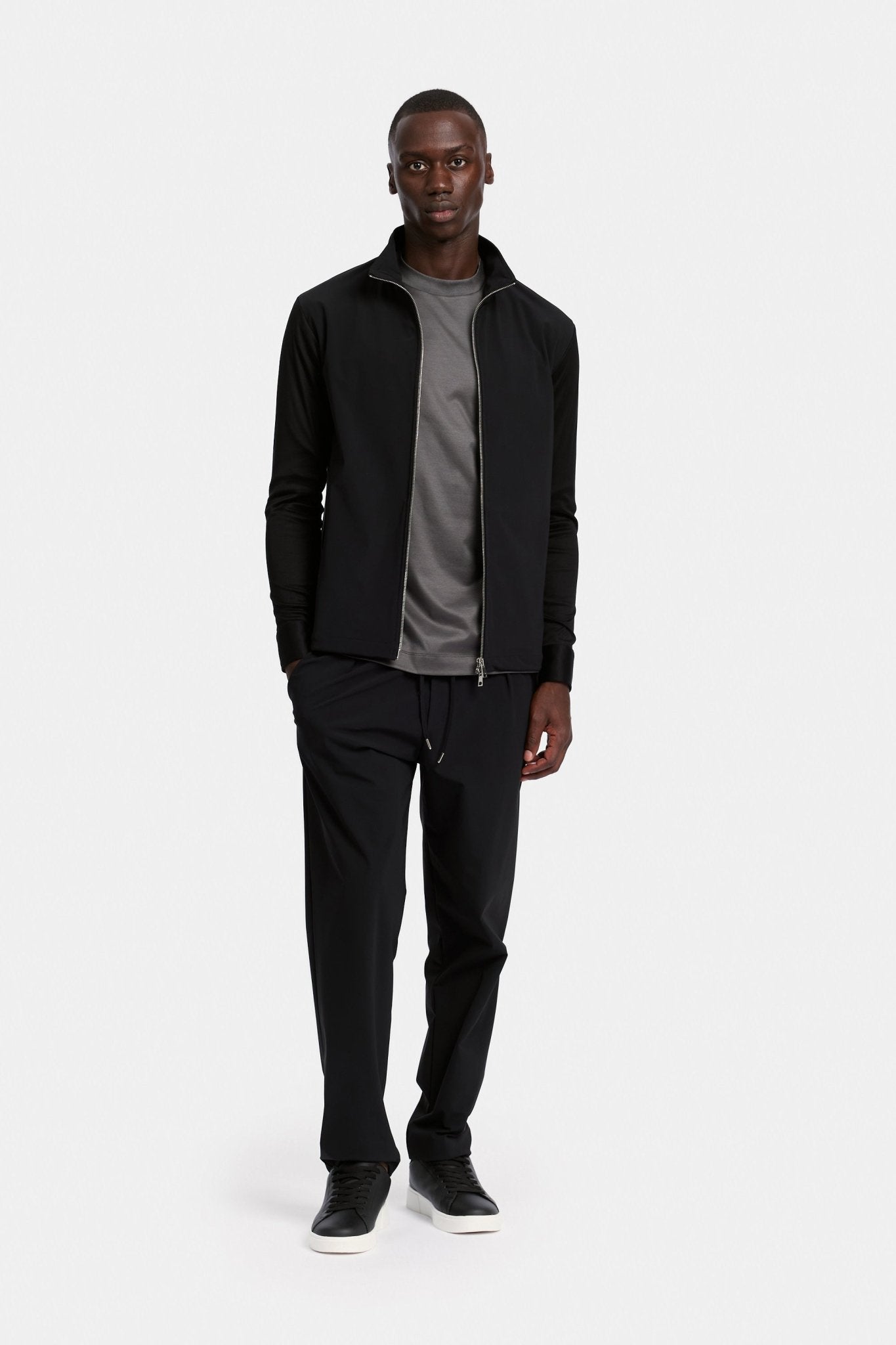 Onyx Black Urban Tech Pants - DIMANO