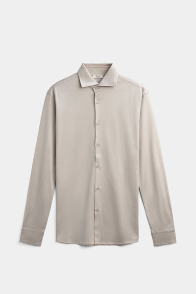 Sandstone Beige Formal Shirt