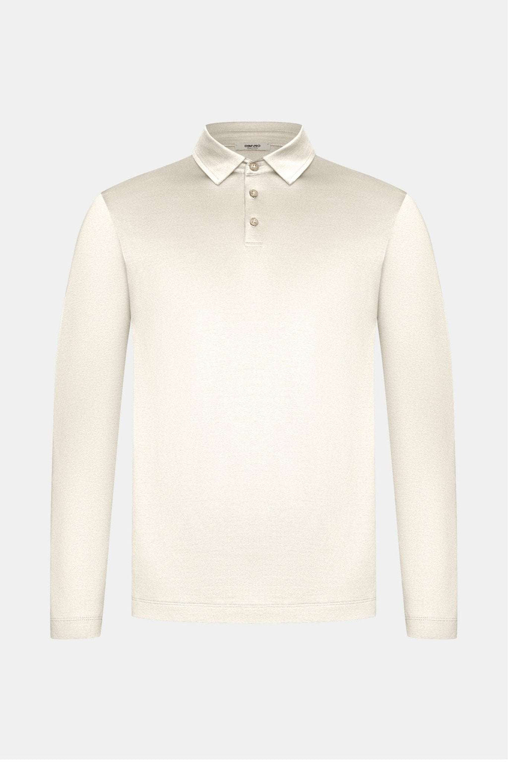 Sandstone Beige Polo Shirt Longsleeve – Premium Men's Polo DIMANO