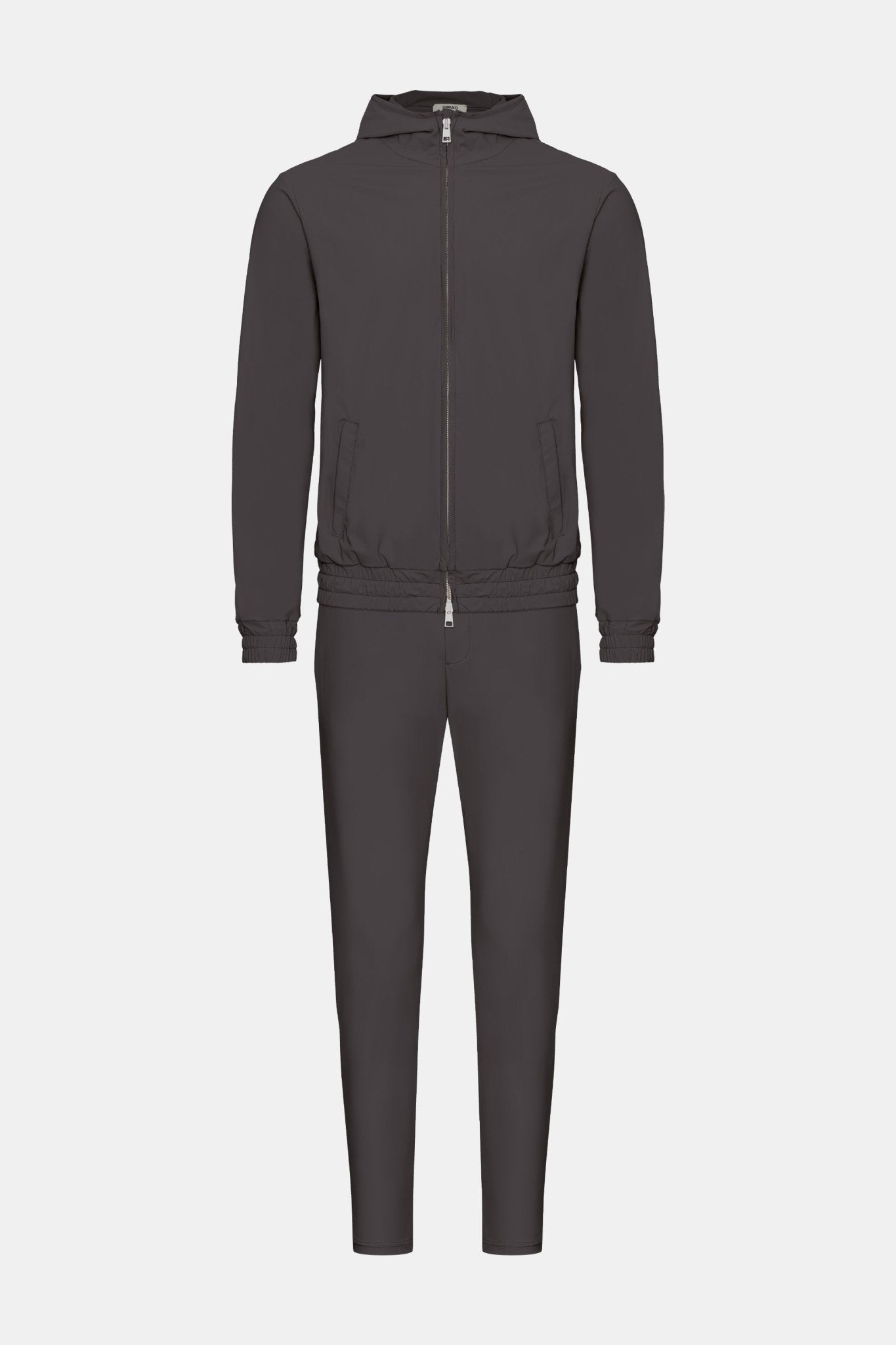 Slate Grey Hooded Tech Suit - DIMANO