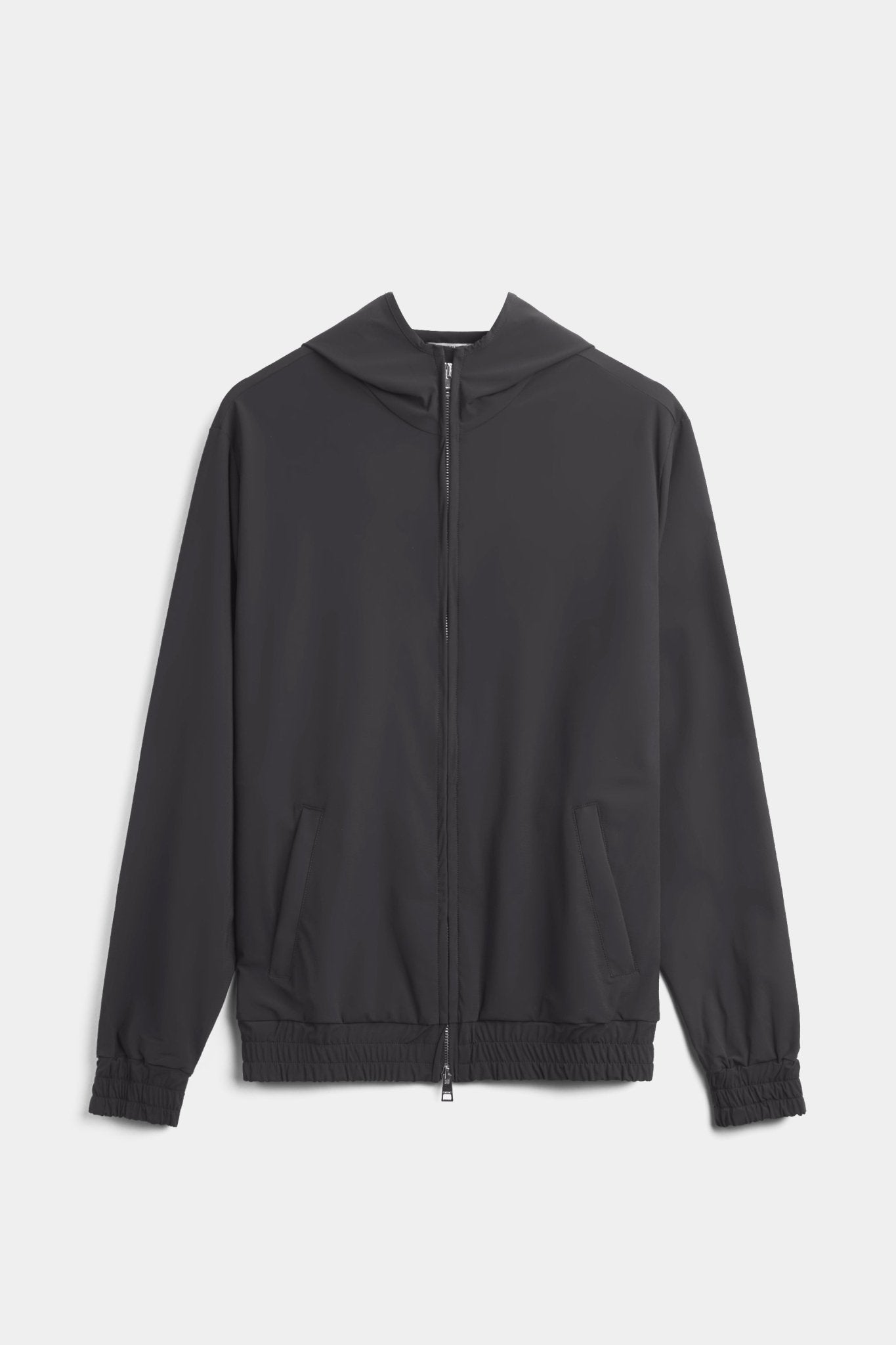 Slate Grey Hooded Tech Vest - DIMANO
