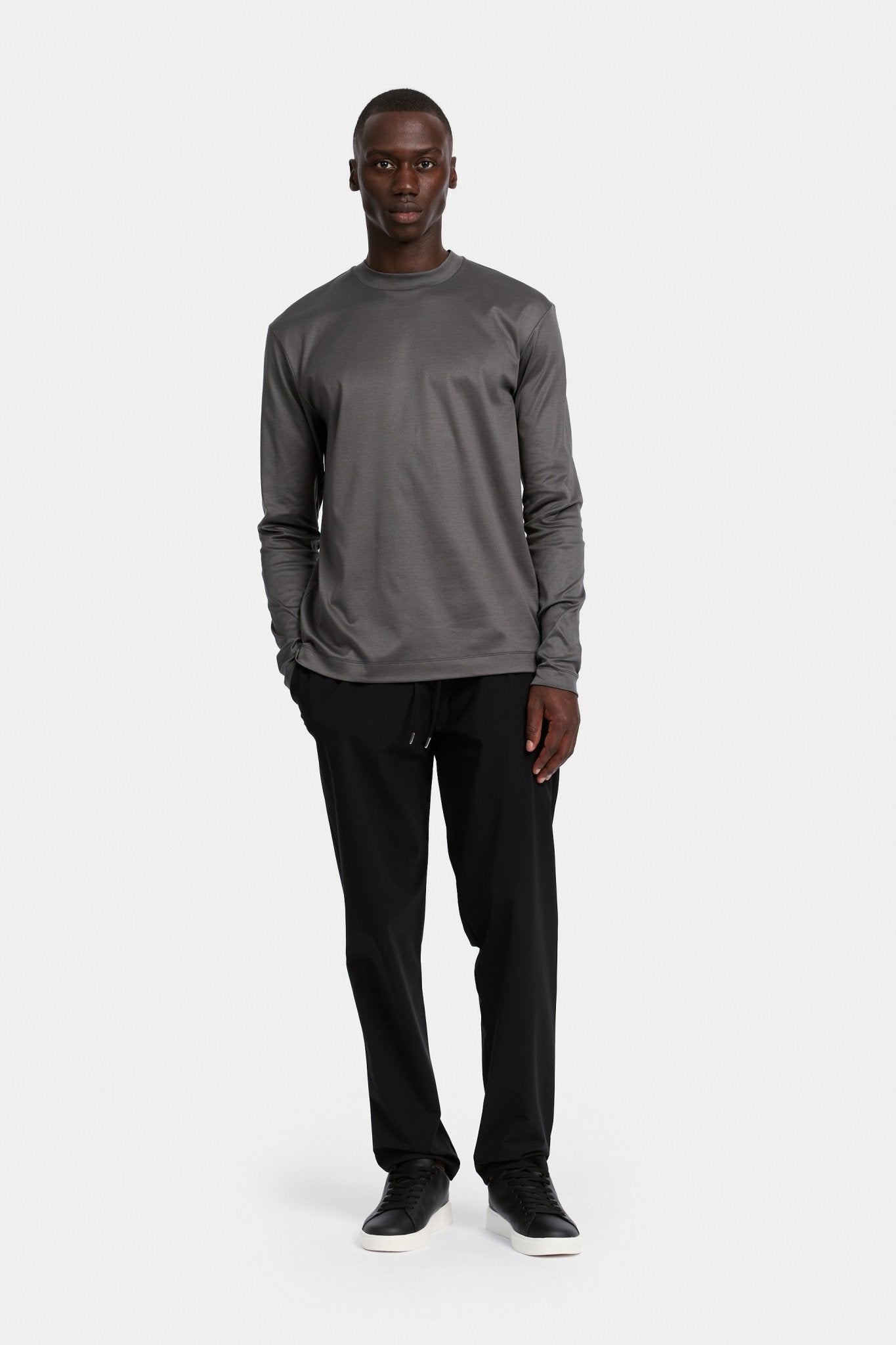 Slate Grey Longsleeve T-shirt - DIMANO