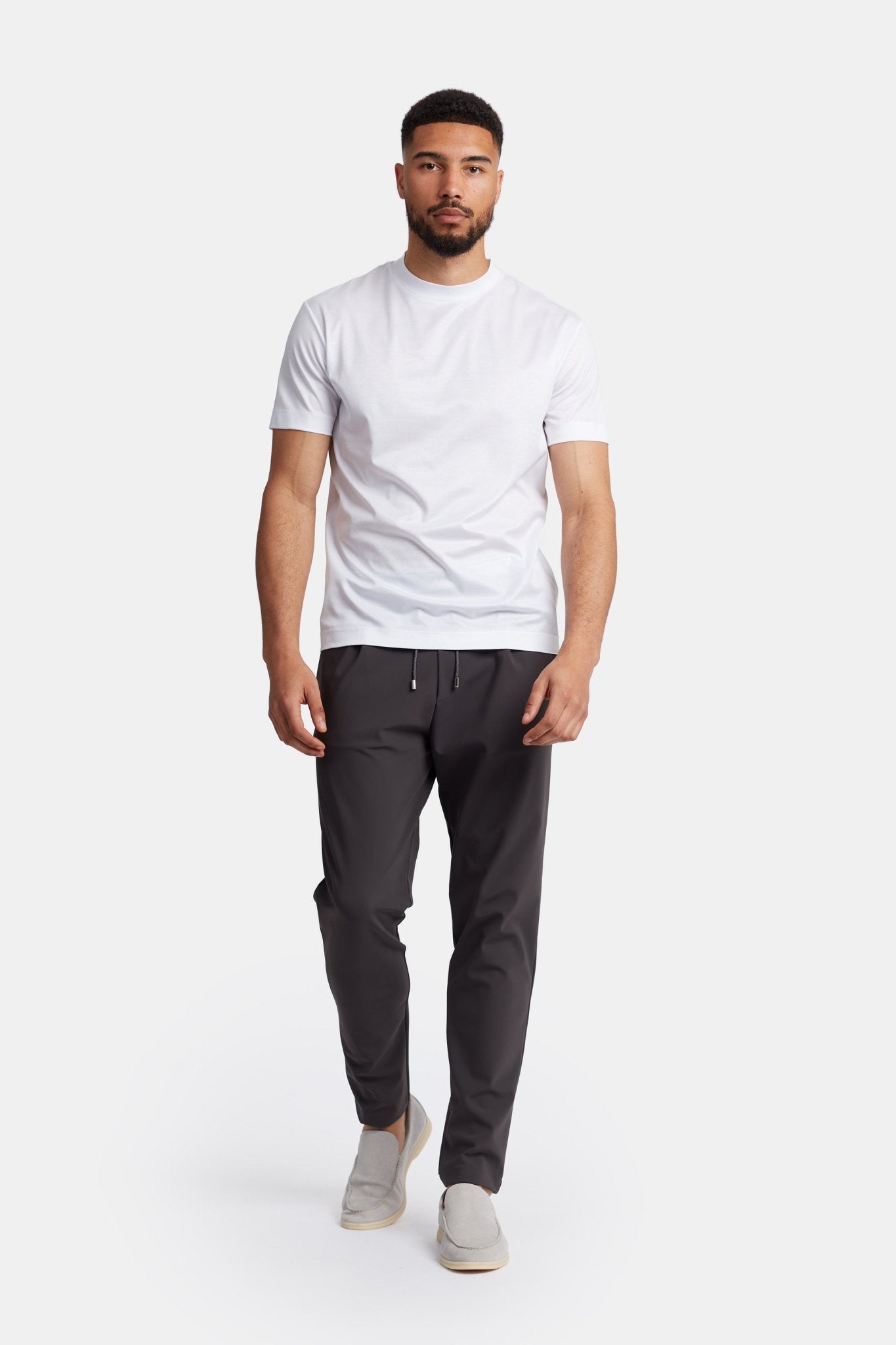 Slate Grey Smart Pants - DIMANO