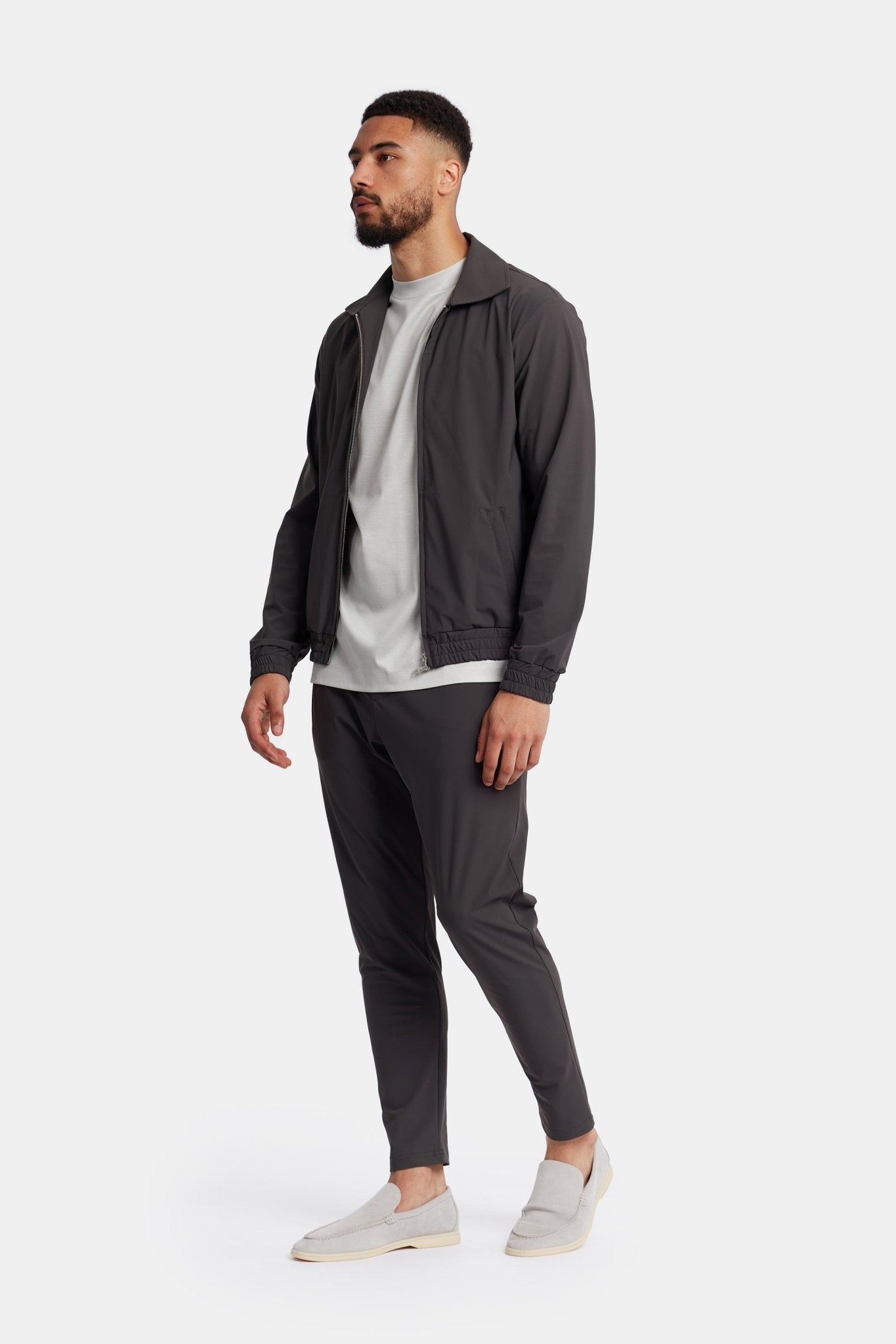 Slate Grey Tech Pants - DIMANO