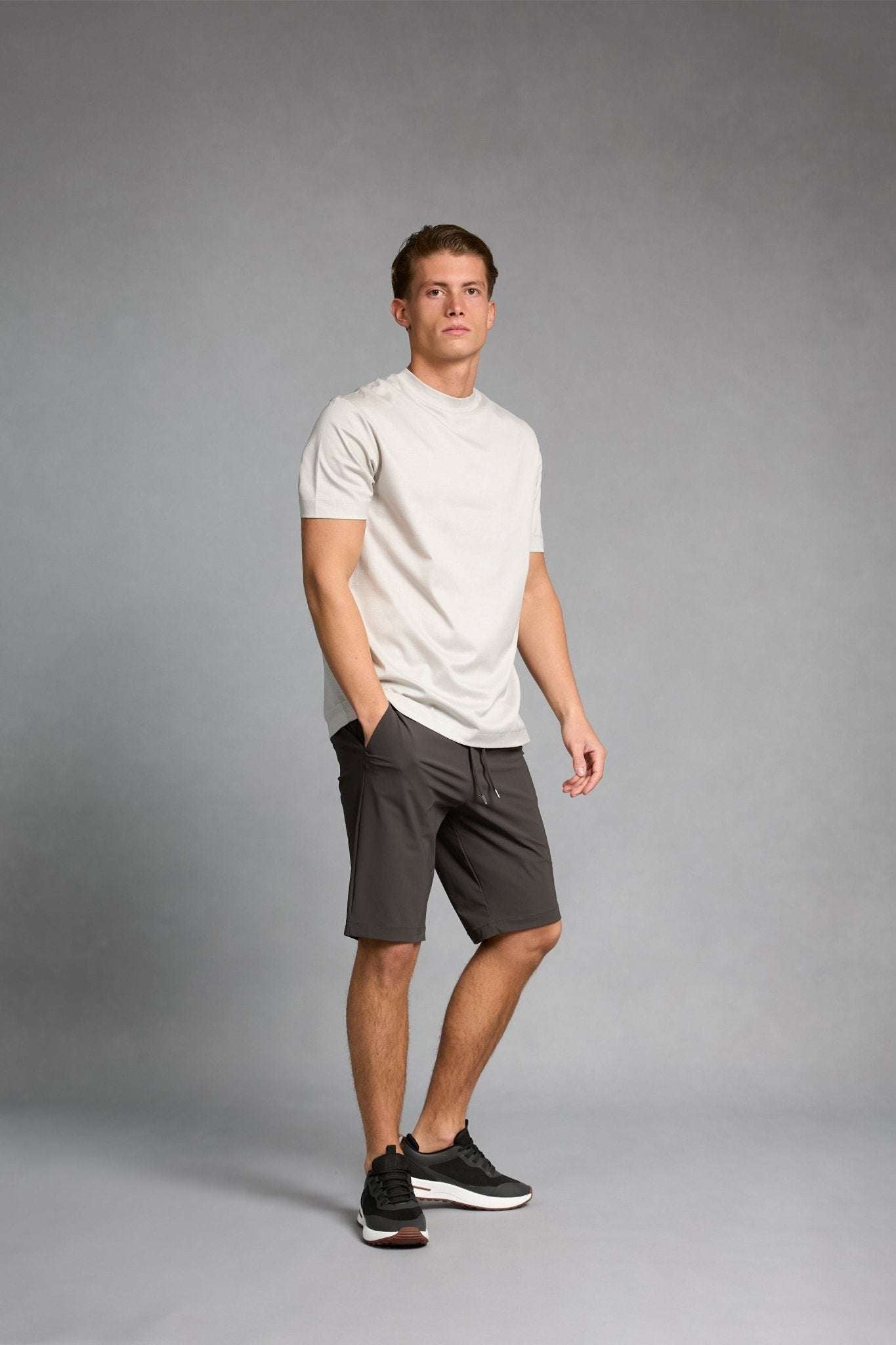 Slate Grey Tech Shorts - DIMANO